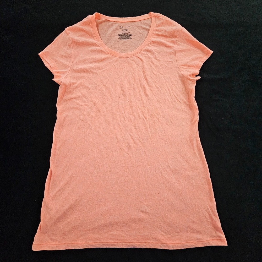 No Boundaries Orange Short Sleeve Cotton Blend T-Shirt Women's Juniors‎ 2XL